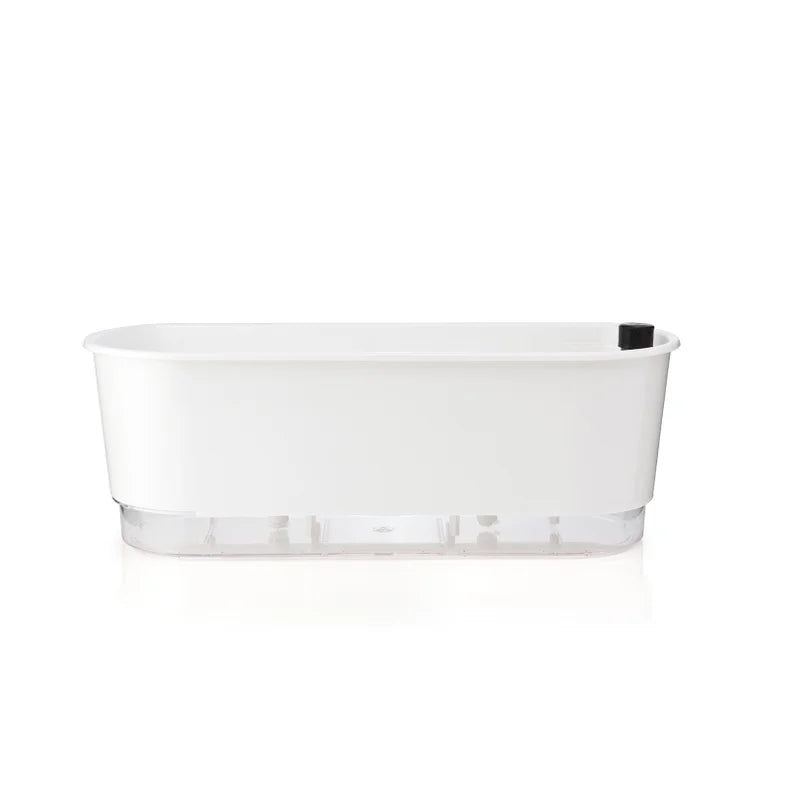 Jardineira Autoirrigável 40cm x 16cm - Clássicos Branco
