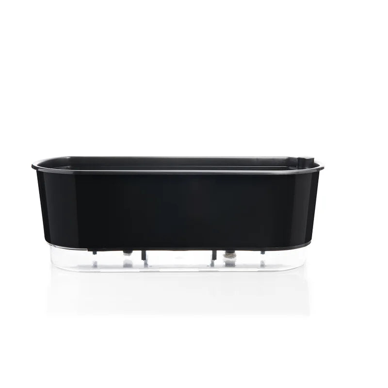 Jardineira Autoirrigável 40cm x 16cm - Clássicos Preto