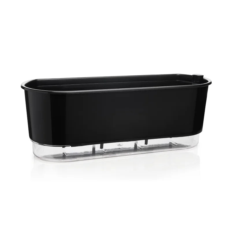 Jardineira Autoirrigável 40cm x 16cm - Clássicos Preto