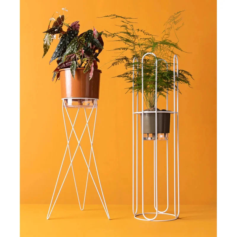 Vaso Autoirrigável Grande N04 21cm x 19cm - Terrazzo Terracota